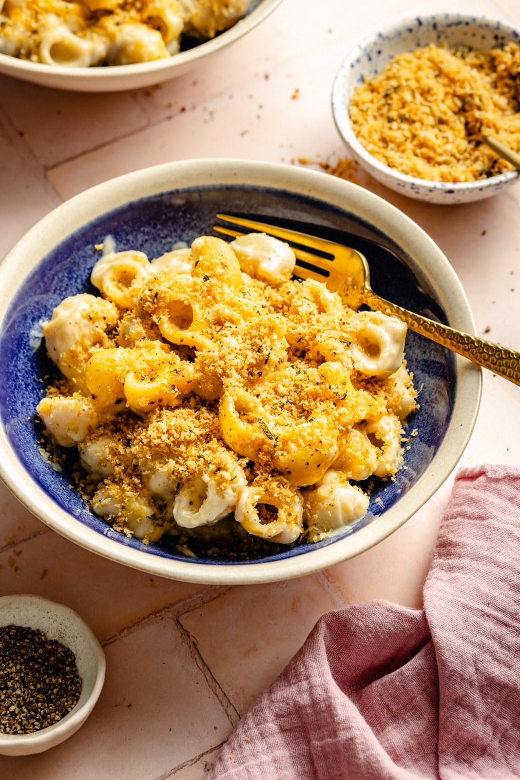 homemade mac and cheese in a bowl