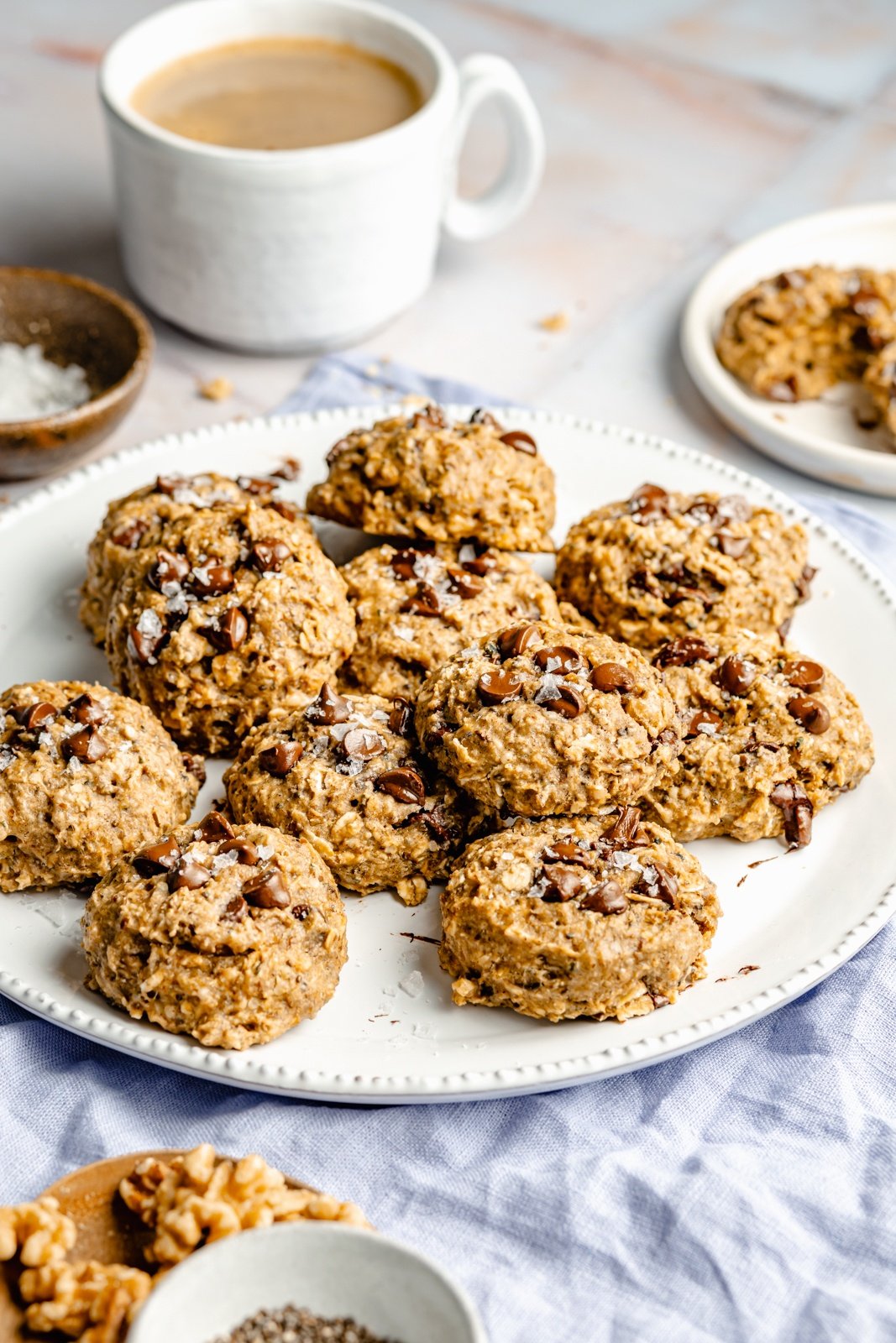 oatmeal breakfast cookies on a plate